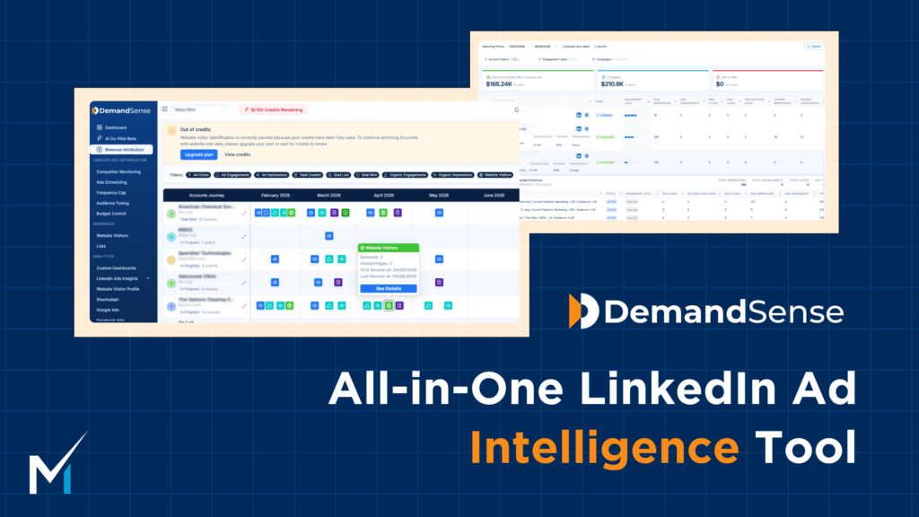 demandsense linkedin ad intelligence tool